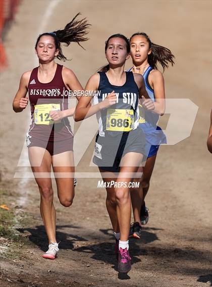 Thumbnail 2 in CIF State Cross Country Championships (Girls D5 Race) photogallery.
