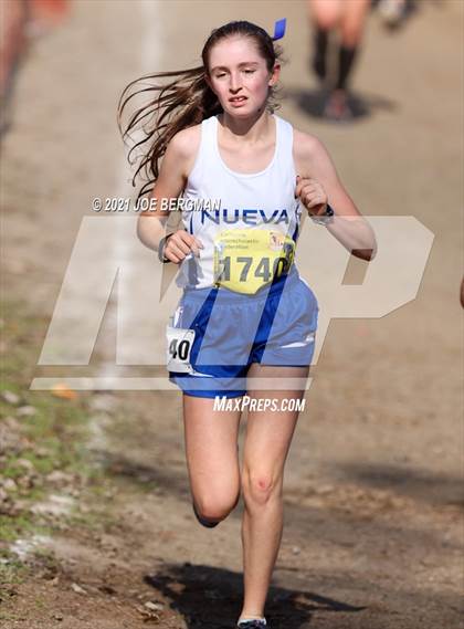 Thumbnail 3 in CIF State Cross Country Championships (Girls D5 Race) photogallery.