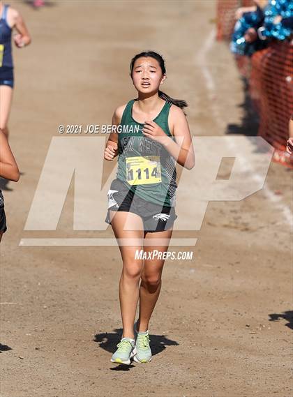 Thumbnail 2 in CIF State Cross Country Championships (Girls D5 Race) photogallery.