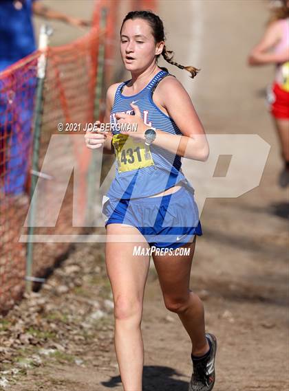 Thumbnail 2 in CIF State Cross Country Championships (Girls D5 Race) photogallery.