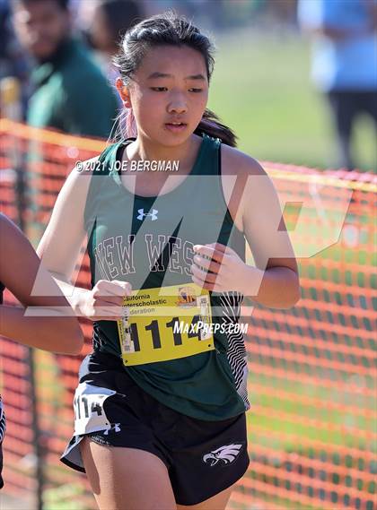 Thumbnail 1 in CIF State Cross Country Championships (Girls D5 Race) photogallery.
