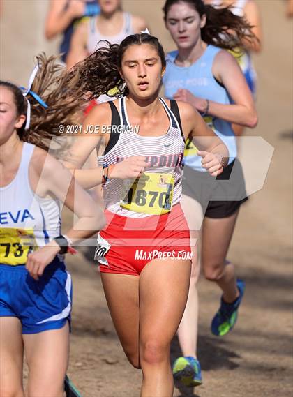 Thumbnail 3 in CIF State Cross Country Championships (Girls D5 Race) photogallery.