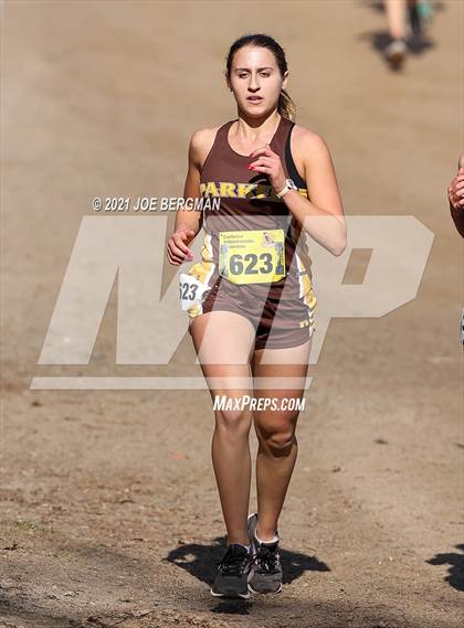 Thumbnail 3 in CIF State Cross Country Championships (Girls D5 Race) photogallery.