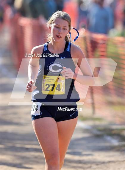 Thumbnail 1 in CIF State Cross Country Championships (Girls D5 Race) photogallery.