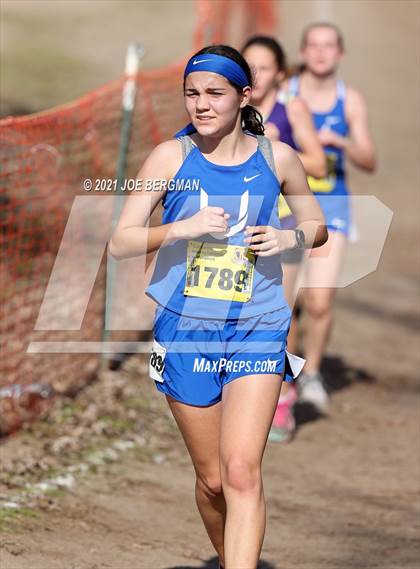 Thumbnail 2 in CIF State Cross Country Championships (Girls D5 Race) photogallery.