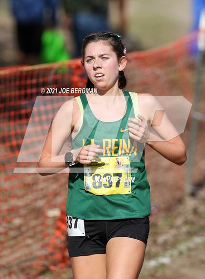 Thumbnail 3 in CIF State Cross Country Championships (Girls D5 Race) photogallery.