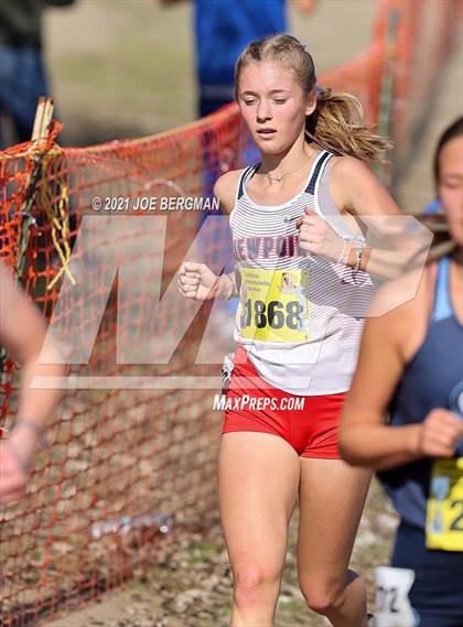 Thumbnail 2 in CIF State Cross Country Championships (Girls D5 Race) photogallery.