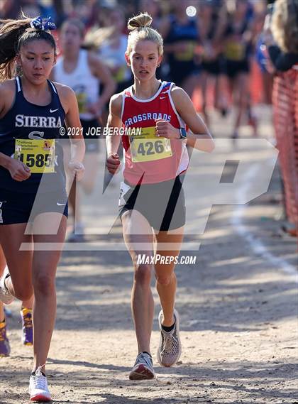 Thumbnail 1 in CIF State Cross Country Championships (Girls D5 Race) photogallery.