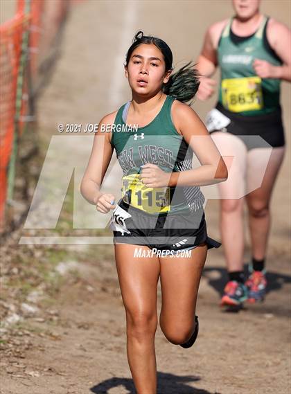 Thumbnail 1 in CIF State Cross Country Championships (Girls D5 Race) photogallery.