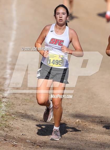 Thumbnail 2 in CIF State Cross Country Championships (Girls D5 Race) photogallery.