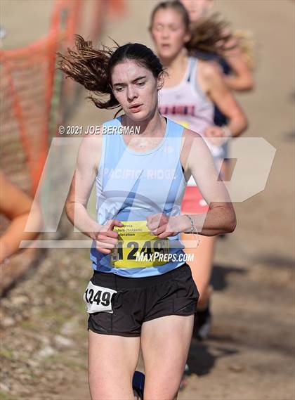 Thumbnail 1 in CIF State Cross Country Championships (Girls D5 Race) photogallery.