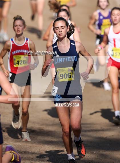 Thumbnail 2 in CIF State Cross Country Championships (Girls D5 Race) photogallery.