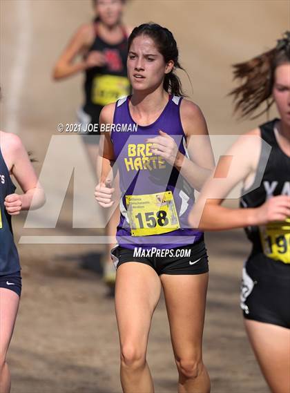 Thumbnail 2 in CIF State Cross Country Championships (Girls D5 Race) photogallery.