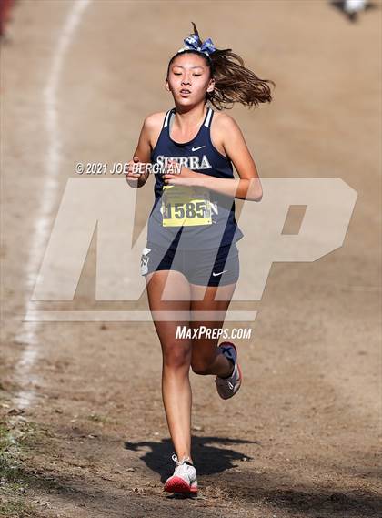 Thumbnail 2 in CIF State Cross Country Championships (Girls D5 Race) photogallery.