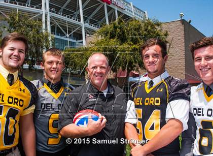 Thumbnail 1 in Del Oro (USA Football/MaxPreps Media Day Event) photogallery.
