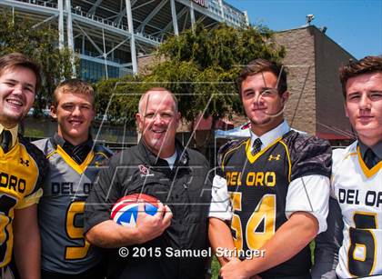Thumbnail 2 in Del Oro (USA Football/MaxPreps Media Day Event) photogallery.