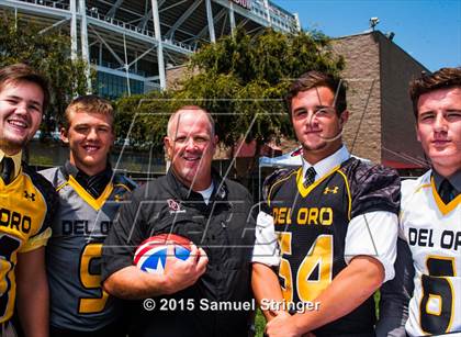 Thumbnail 3 in Del Oro (USA Football/MaxPreps Media Day Event) photogallery.