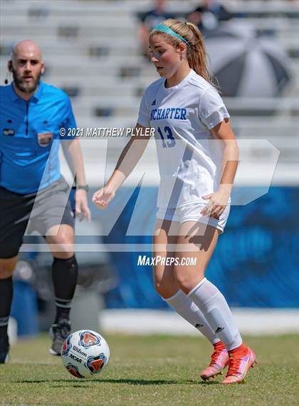 Thumbnail 2 in Lake Norman Charter vs. Carrboro (1 of 2 - NCHSAA 2A Final - game action) photogallery.