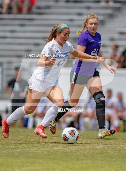Thumbnail 2 in Lake Norman Charter vs. Carrboro (1 of 2 - NCHSAA 2A Final - game action) photogallery.