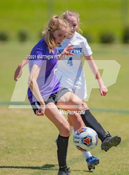 Thumbnail 1 in Lake Norman Charter vs. Carrboro (1 of 2 - NCHSAA 2A Final - game action) photogallery.