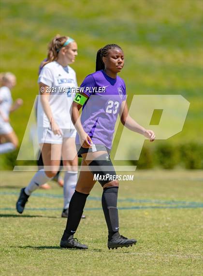 Thumbnail 2 in Lake Norman Charter vs. Carrboro (1 of 2 - NCHSAA 2A Final - game action) photogallery.