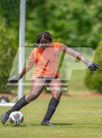Thumbnail 3 in Lake Norman Charter vs. Carrboro (1 of 2 - NCHSAA 2A Final - game action) photogallery.