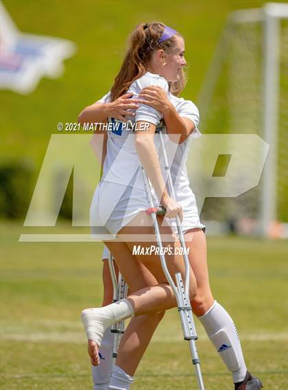 Thumbnail 1 in Lake Norman Charter vs. Carrboro (1 of 2 - NCHSAA 2A Final - game action) photogallery.