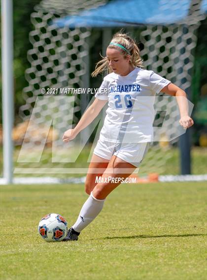 Thumbnail 3 in Lake Norman Charter vs. Carrboro (1 of 2 - NCHSAA 2A Final - game action) photogallery.