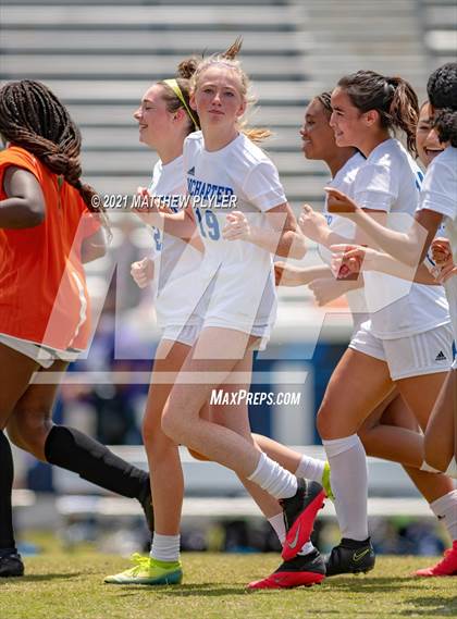 Thumbnail 3 in Lake Norman Charter vs. Carrboro (1 of 2 - NCHSAA 2A Final - game action) photogallery.