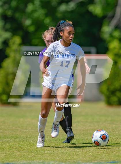 Thumbnail 1 in Lake Norman Charter vs. Carrboro (1 of 2 - NCHSAA 2A Final - game action) photogallery.