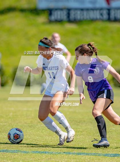 Thumbnail 1 in Lake Norman Charter vs. Carrboro (1 of 2 - NCHSAA 2A Final - game action) photogallery.