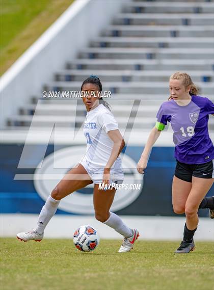 Thumbnail 3 in Lake Norman Charter vs. Carrboro (1 of 2 - NCHSAA 2A Final - game action) photogallery.