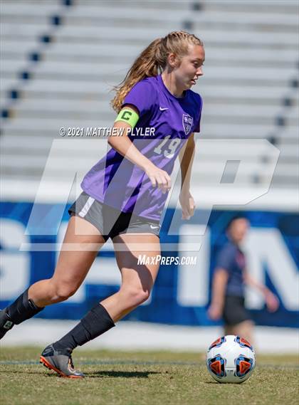 Thumbnail 3 in Lake Norman Charter vs. Carrboro (1 of 2 - NCHSAA 2A Final - game action) photogallery.