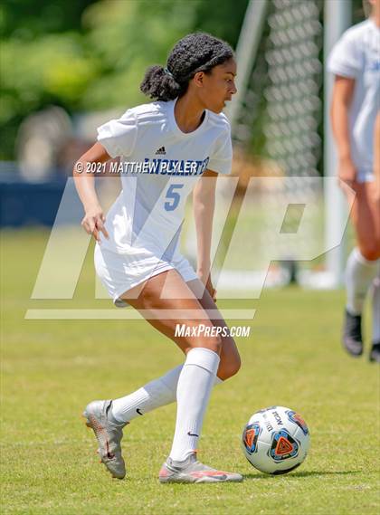 Thumbnail 1 in Lake Norman Charter vs. Carrboro (1 of 2 - NCHSAA 2A Final - game action) photogallery.