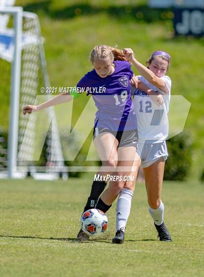 Thumbnail 2 in Lake Norman Charter vs. Carrboro (1 of 2 - NCHSAA 2A Final - game action) photogallery.