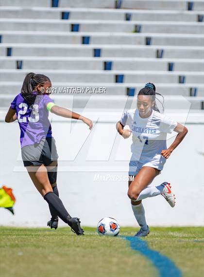 Thumbnail 2 in Lake Norman Charter vs. Carrboro (1 of 2 - NCHSAA 2A Final - game action) photogallery.