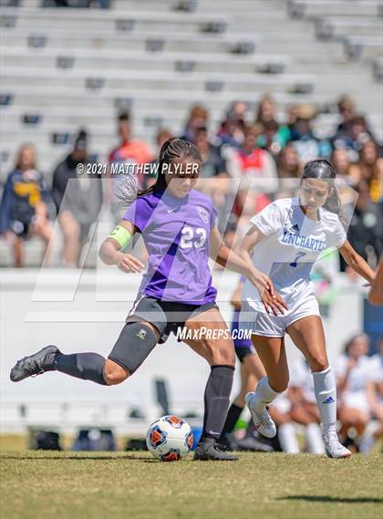 Thumbnail 1 in Lake Norman Charter vs. Carrboro (1 of 2 - NCHSAA 2A Final - game action) photogallery.