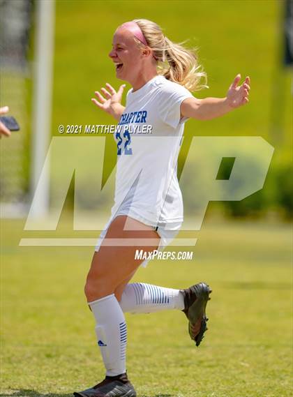 Thumbnail 2 in Lake Norman Charter vs. Carrboro (1 of 2 - NCHSAA 2A Final - game action) photogallery.