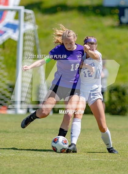 Thumbnail 1 in Lake Norman Charter vs. Carrboro (1 of 2 - NCHSAA 2A Final - game action) photogallery.