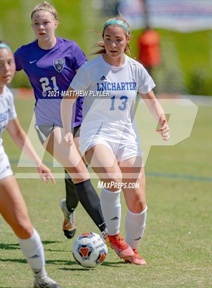 Thumbnail 2 in Lake Norman Charter vs. Carrboro (1 of 2 - NCHSAA 2A Final - game action) photogallery.