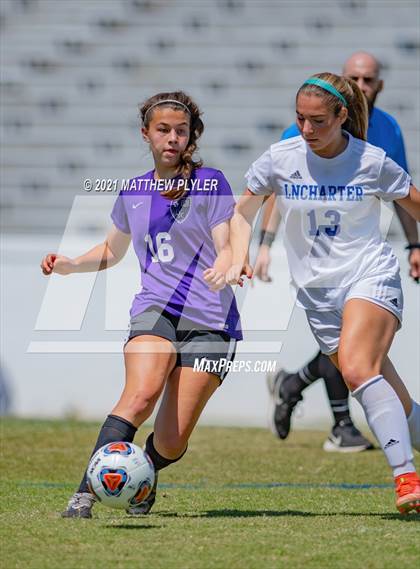 Thumbnail 2 in Lake Norman Charter vs. Carrboro (1 of 2 - NCHSAA 2A Final - game action) photogallery.