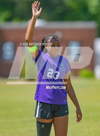 Thumbnail 1 in Lake Norman Charter vs. Carrboro (1 of 2 - NCHSAA 2A Final - game action) photogallery.