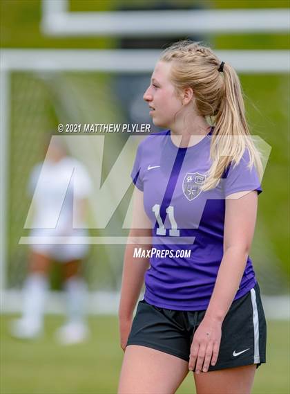 Thumbnail 3 in Lake Norman Charter vs. Carrboro (1 of 2 - NCHSAA 2A Final - game action) photogallery.