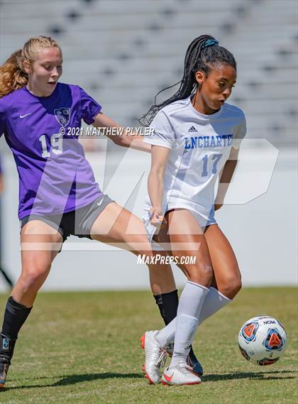 Thumbnail 3 in Lake Norman Charter vs. Carrboro (1 of 2 - NCHSAA 2A Final - game action) photogallery.