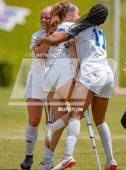 Thumbnail 2 in Lake Norman Charter vs. Carrboro (1 of 2 - NCHSAA 2A Final - game action) photogallery.