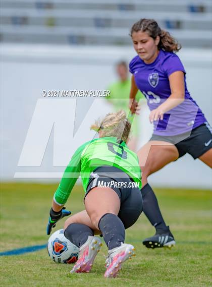 Thumbnail 1 in Lake Norman Charter vs. Carrboro (1 of 2 - NCHSAA 2A Final - game action) photogallery.