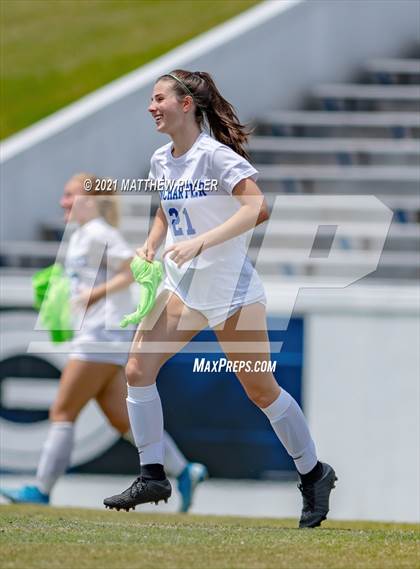 Thumbnail 2 in Lake Norman Charter vs. Carrboro (1 of 2 - NCHSAA 2A Final - game action) photogallery.