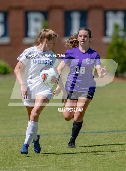 Thumbnail 3 in Lake Norman Charter vs. Carrboro (1 of 2 - NCHSAA 2A Final - game action) photogallery.