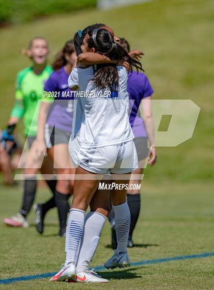 Thumbnail 3 in Lake Norman Charter vs. Carrboro (1 of 2 - NCHSAA 2A Final - game action) photogallery.