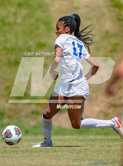 Thumbnail 2 in Lake Norman Charter vs. Carrboro (1 of 2 - NCHSAA 2A Final - game action) photogallery.